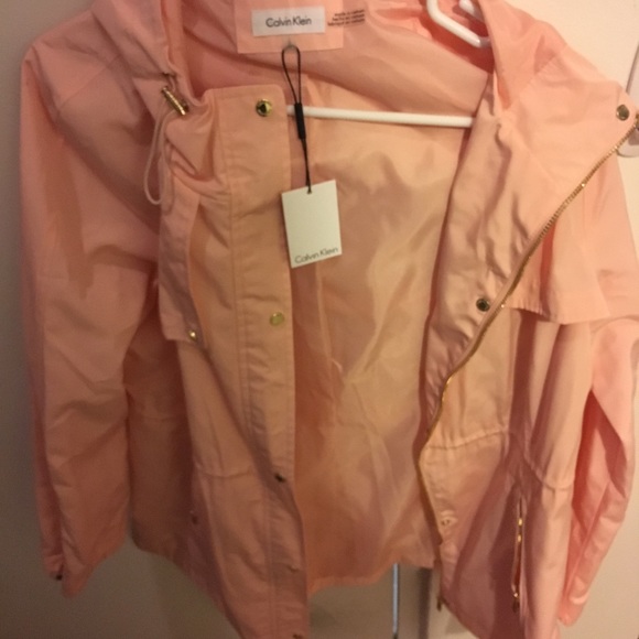 Peach rain jacket Clearance